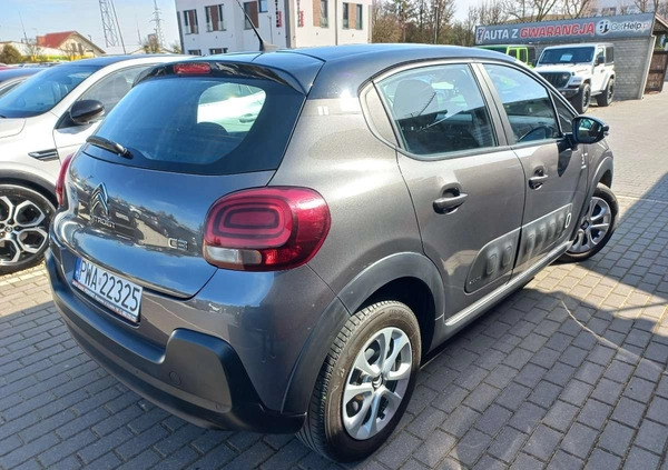 Citroen C3 cena 44900 przebieg: 67000, rok produkcji 2020 z Miechów małe 254